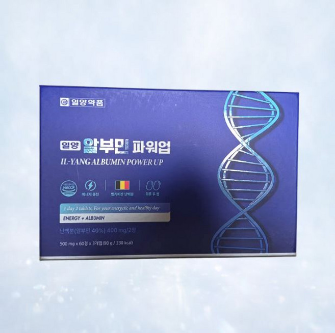 일양 알부민 파워업 3개월 총 180정 난백분 일양약품, 1박스