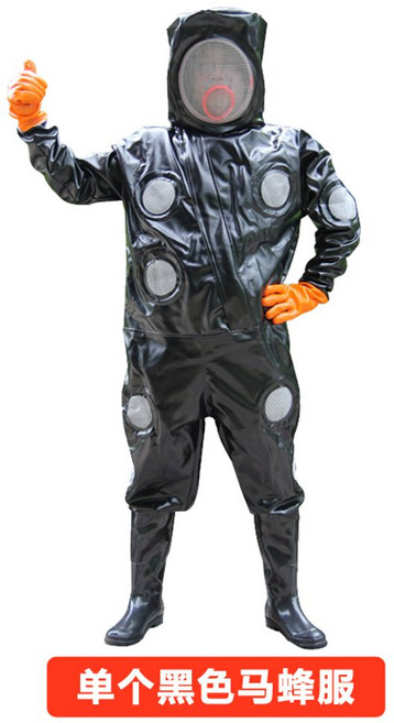 가을 말벌 벌초옷 방호복 작업복 양봉옷 의상 방충복 방제복 안전복 모기옷 보호복 벌방지, [타입] 기본형_안면마스크 망사, 1개