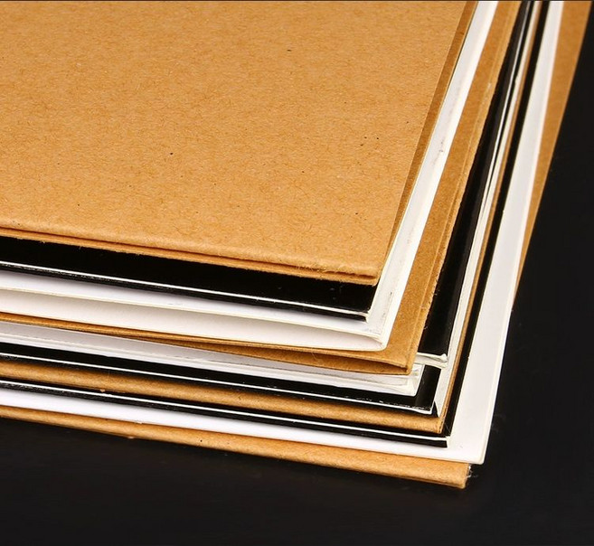 LP판 레코드판 종이 엘피 7인치 케이스 12인치 구멍 없는 브라운 크래프트지, 12인치 구멍 있는 화이트 하드카드지