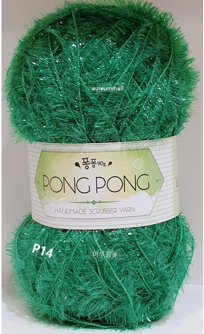 아우름몰수세미실 퐁퐁수세미뜨개실 털실 수세미실 뜨게실 코바늘실 손뜨게실, 초록, 1개