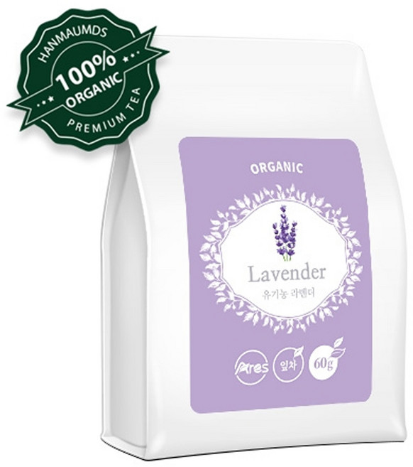 아레스 유기농 라벤더 잎차, 60g, 1개입, 1개