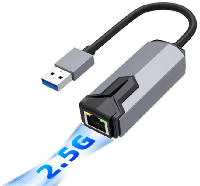 2.5Gbps 5Gbps USB-A/USB-CThunderbolt4/3과 호환 가능 - 이더넷 어댑터 RJ45 네트워크 카드Macbook Pro 노트북 NAS 홈용, [04] A to 2.5G