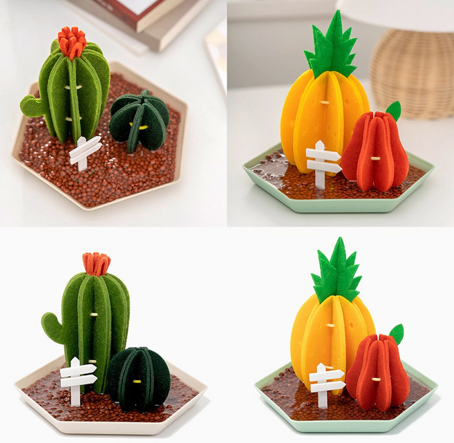 천연 펠트가습기 만들기키트 가습제 자연기화식, 파인애플