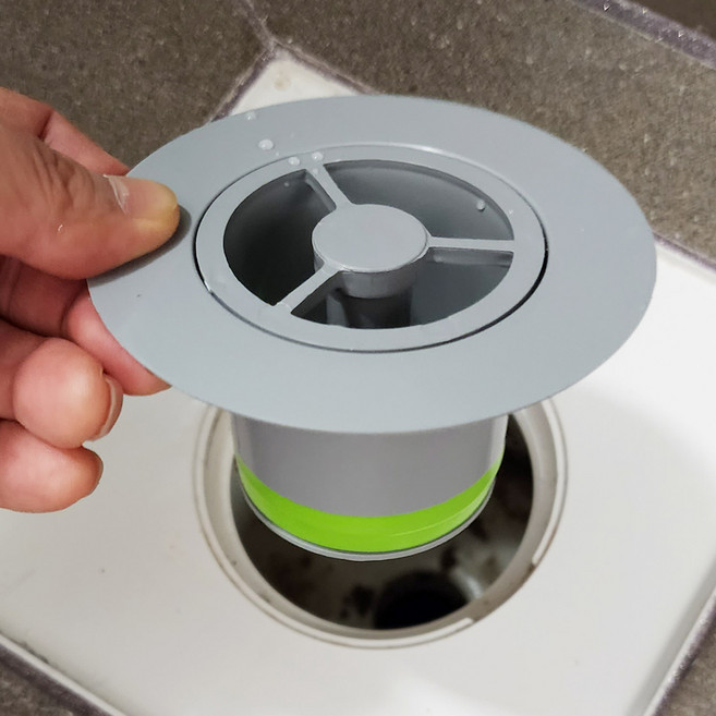 도원드레인 ABS 하수구트랩 65파이 하수구냄새차단트랩 6.5cm 벌레 냄새제로 배수구 악취, 1개