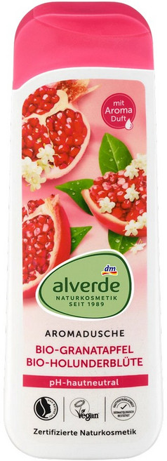 알베르데 석류&엘더플라워 샤워젤 250ml, 1세트