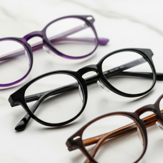 휴대용 안경테 블루라이트 차단 50대 60대 안경 세트