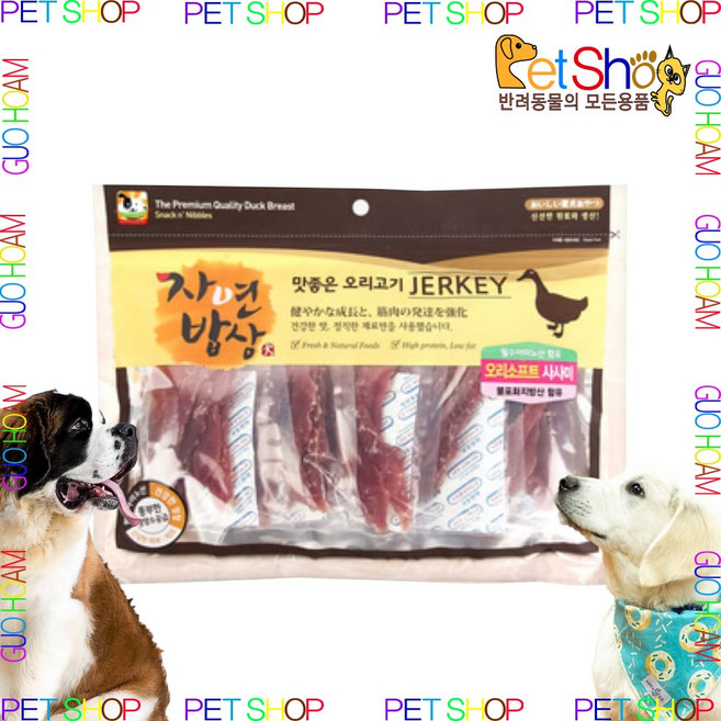 자연밥상 명품 수제 오리 소프트 사사미 300g 판매자 거함(주), 7개