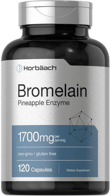 호바흐 브로멜라인 1700mg 파인애플효소 Bromelain 캡슐 120정, 1개