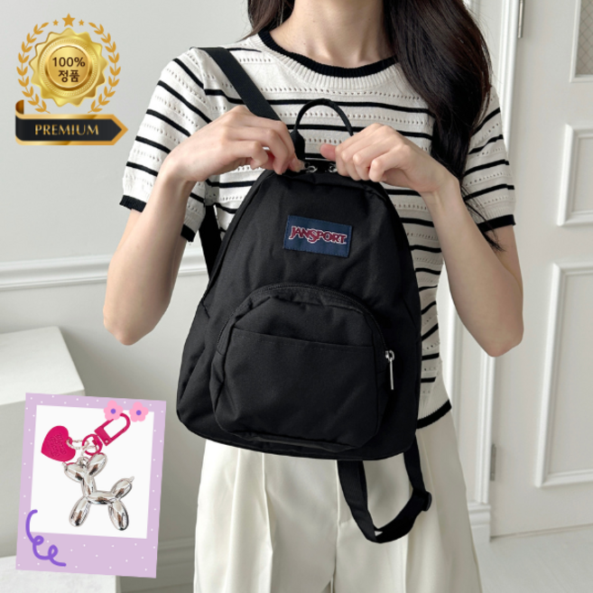 잔스포츠 미니 백팩 하프파인트 심플한 데일리 여성 아동 소풍 가방 댄디앤 키링 B2