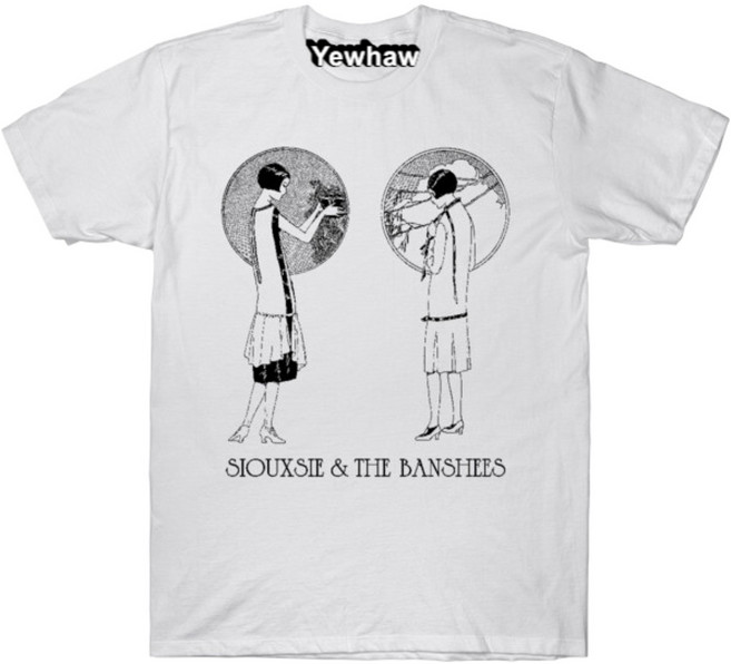 Siouxsie & The Banshees †† Goth Design 반팔티 Siouxsie And The Banshees 티셔츠