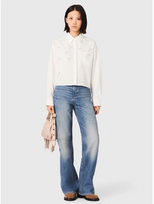 Jewel Detail Shirt - White 1147981 - 쿠팡