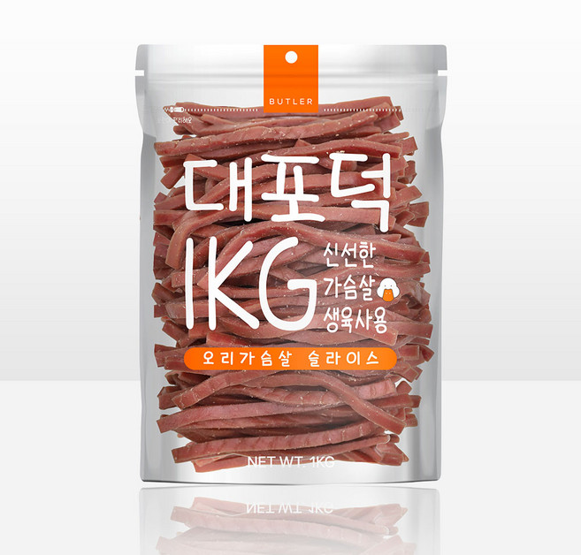 대포덕, 1개, 1kg, 오리가슴살 슬라이스