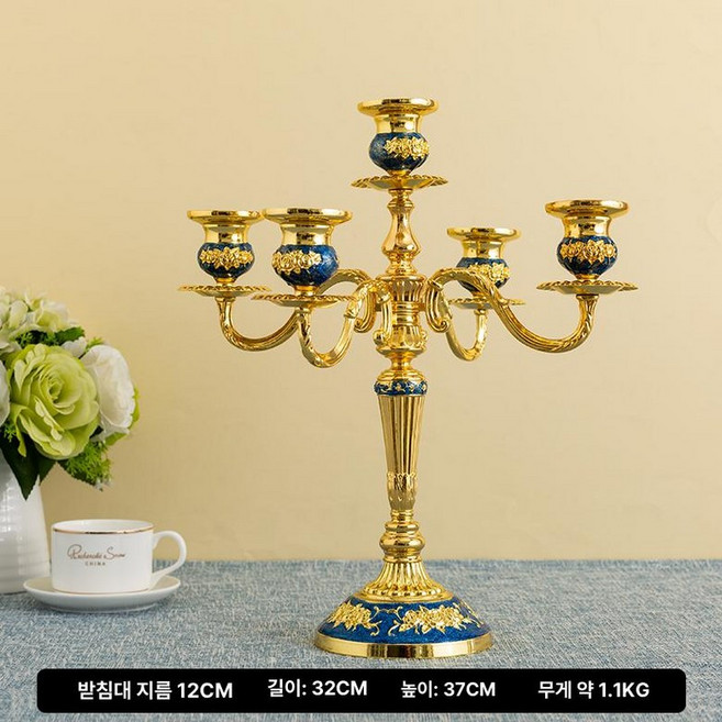 빈티지 촛대 크리스탈 캔들홀더 초받침 인테리어 엔틱 닐스 티라이트 북유럽 가정 낭만적인 웨딩 우아한 양초홀더