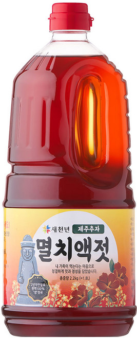 거산식품 새천년 제주추자 멸치액젓, 2.2kg, 1개