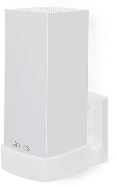 Linksys MX4200 메시 Wi-Fi 6 (AX4200) 라우터용 벽 마운트 설치가 쉬운 홀더 브래킷 간섭 및 어수선함 감소 접착 스크류 인 장착, Linksys MX4200 메시 Wi-Fi 6 (AX4