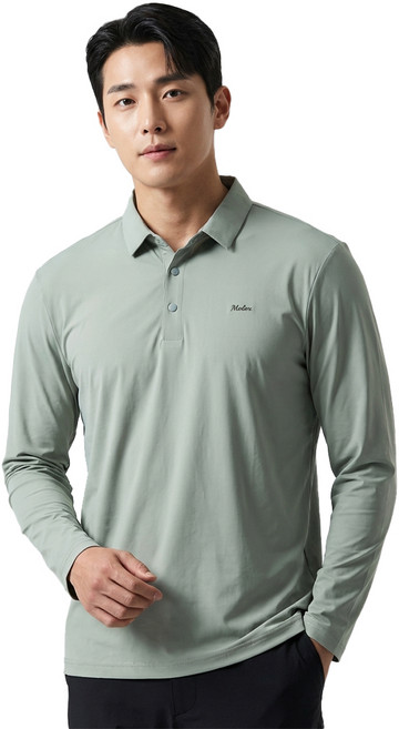 모렉스 남성 쿨 긴팔 아이스 카라 티셔츠 스판 하이브리드 티 455