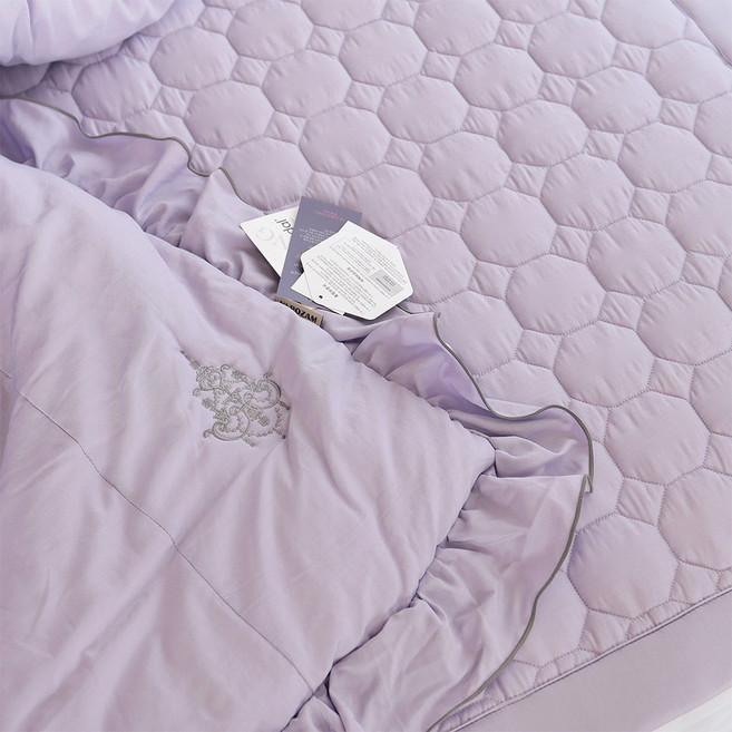 MOP 모달 침대패드 4컬러 단품 SS/Q, 바이올렛
