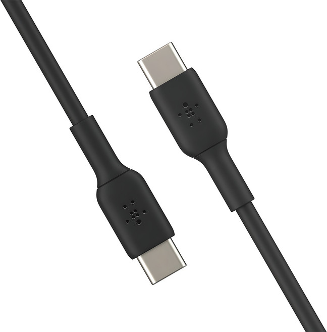 벨킨 부스트업 USB C to C타입 고속 충전케이블 CAB003bt, 1m, 블랙, 1개