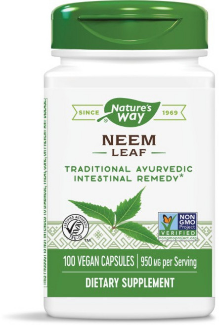 Nature's Way 然萃維 印度苦楝樹葉475mg素食膠囊, 100顆, 1罐