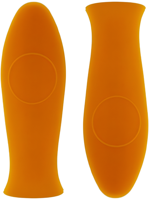 지노 후라이팬 실리콘 손잡이 커버, 2개, 오렌지