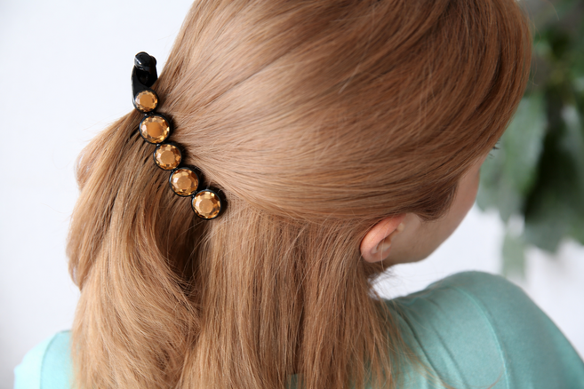 비즈오렌지 바나나핀 집게핀 여성 헤어핀 (hp341)