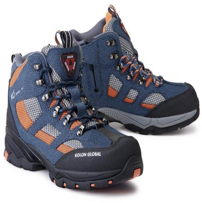 안전화 6인치 NAVY&오렌지 지퍼안전화, 285