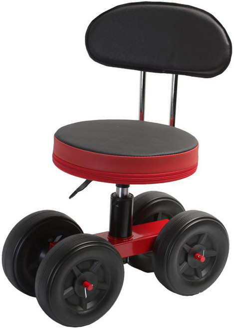 원앙산업 작업의자(잘굴러농사의자) 고추의자 작업방석 농업용 바퀴달린 농사의자, 1개