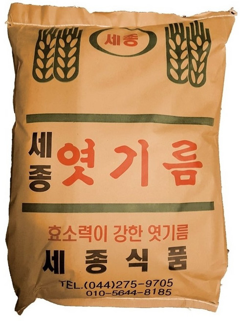 엿기름 19kg 식혜 고추장이 맛있게 만들어지는 세종 식품 엿기름, 1개