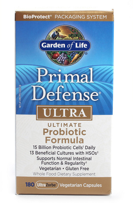 Garden of Life Ultra綜合益生菌素食膠囊, 180顆, 1罐