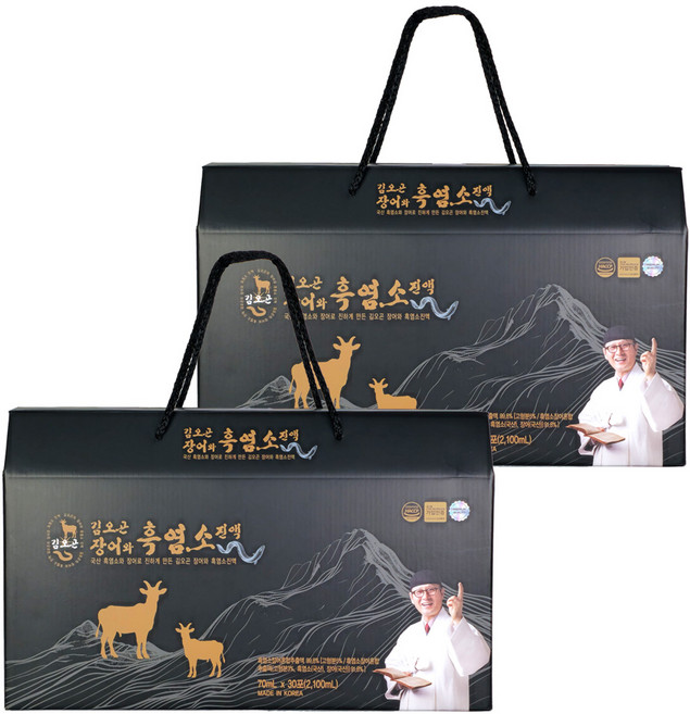 주원생활건강 김오곤 장어와 흑염소 진액, 60개, 70ml