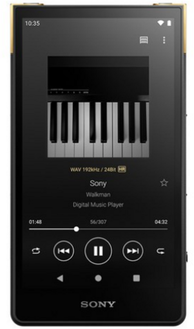 소니 워크맨 64GB, @NW-ZX707, 블랙+골드