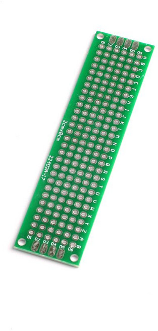 양면 만능기판 2x8cm/에폭시 PCB 만능기판 DM2205, 1개