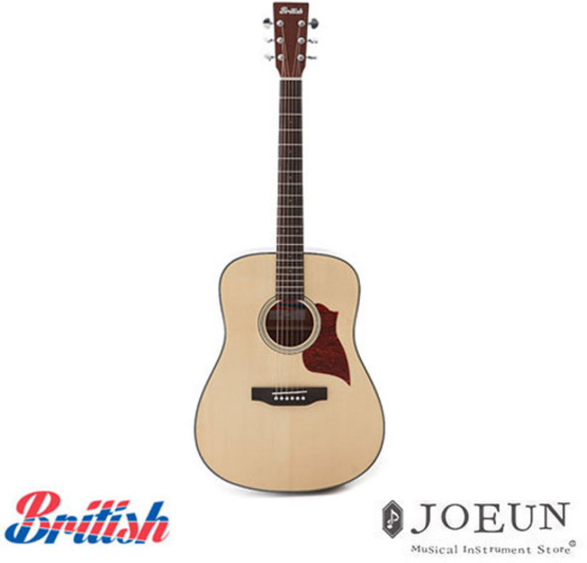 [브리티시] 어쿠스틱기타 BD10 D바디 입문 추천 통기타 BD-10, 단품, 1개