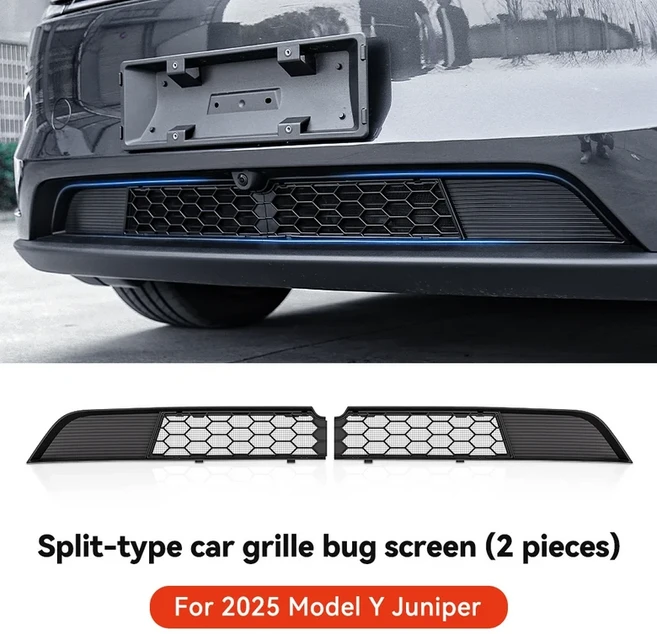 YZ 테슬라 모델 3 하이랜드 주니퍼 2021-2026 방충망 순 공기 흡입구 보호용 잔해 필터, 03 MY Juniper 2025