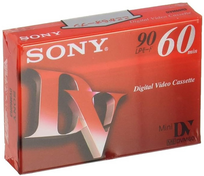 국내배송 소니 캠코더 Sony Mini DV 6mm 비디오 테이프 6미리 영상녹화용 DVM60R3, 1개, 60분