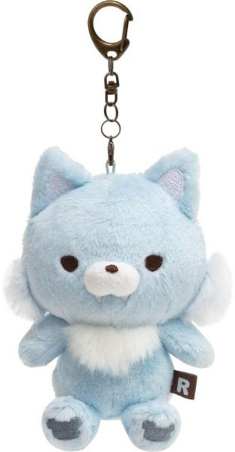 산엑스 리락쿠마 언제라도 함께 아오이 코오오카미 외출 인형 키홀더, 1개