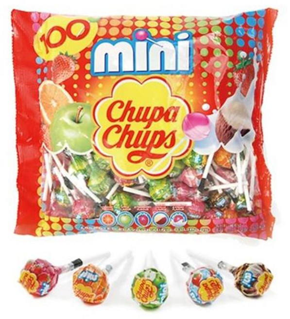 츄파춥스 미니 막대사탕, 60g, 100개
