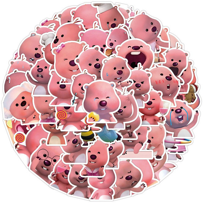 스티커세상 귀여운 Loopy 스티커, 루피, 1개, 루피