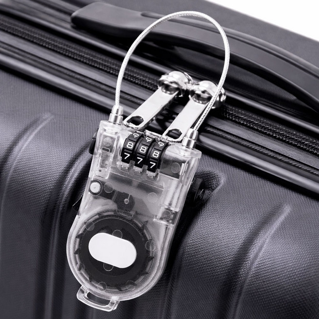 매니셀 와이어 자물쇠 자전거 캐리어, 1개, 투명