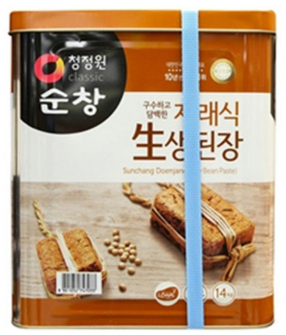 청정원 순창 재래식 생된장, 14kg, 1개