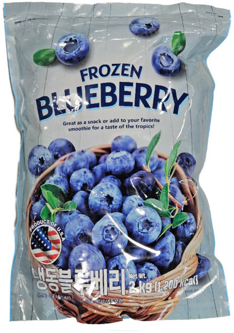 트레이더스 냉동 블루베리 2KG 미국산, 1개