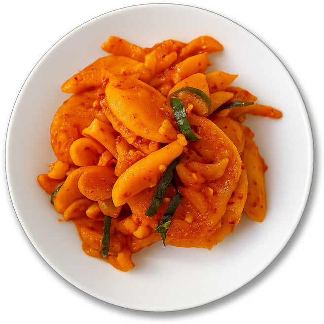 새콤 달콤 아삭한 옛날 추억의 도시락 단무지 무침 500g / 수제 / 국내생산 / 간편 집반찬 밑반찬, 1개