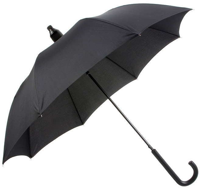 자바라 물받이 장우산 60cm 자동우산 물튐 방지 성인용 우산