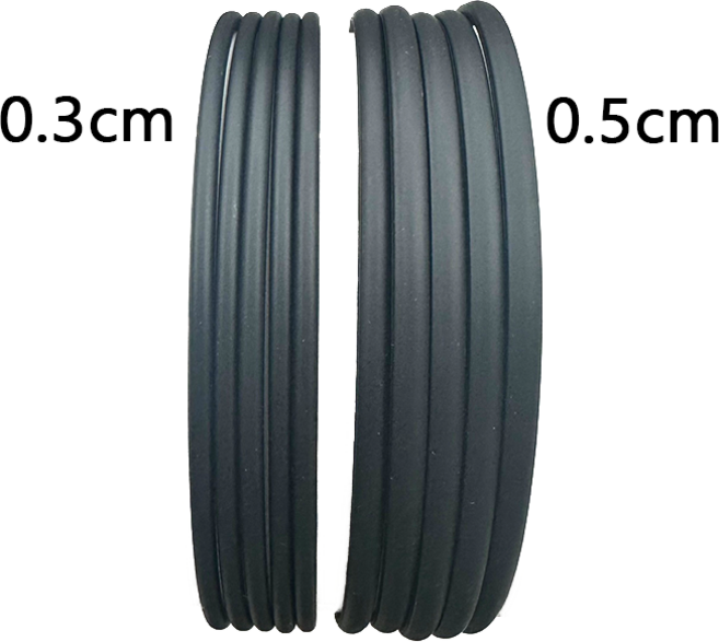 무배)무광 검정 얇은 머리띠 10개세트 헤어밴드 만들기 리본공예 무지 기본 데일리