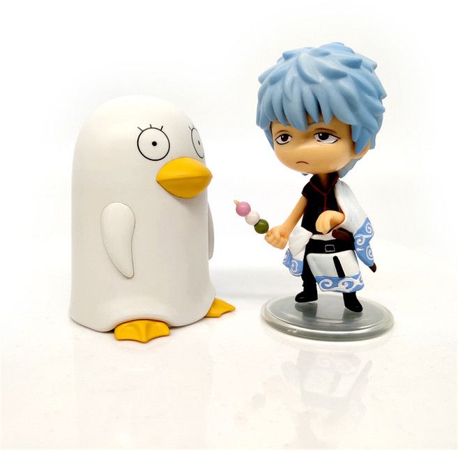 은혼 피규어 2종 세트 엘리자베스 긴토키 다용도 펜꽂이 수납 장식품, 1개