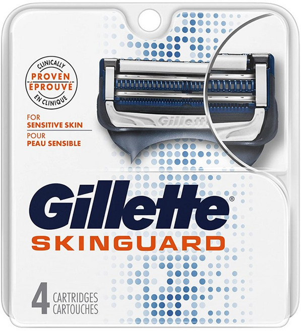 질레트 스킨텍 면도날, 4개입, 1개