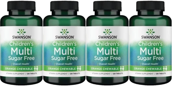 스완슨 어린이 멀티 종합비타민 츄어블, 1개, 120정 - 쿠팡