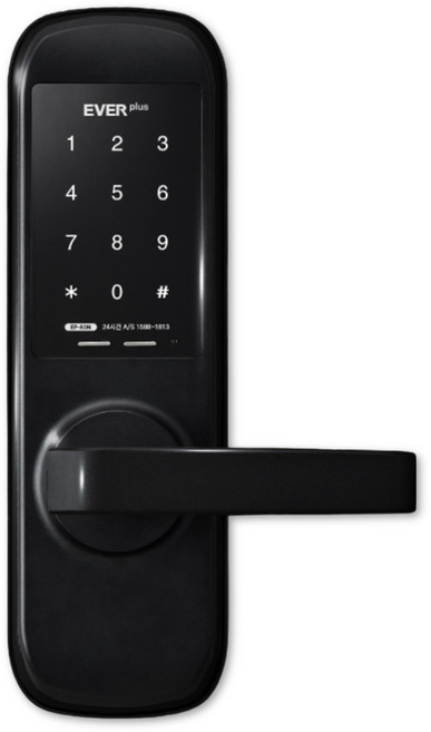 에버넷 목문용 디지털 도어락 번호전용 EP-80N 나무문 설치 에버플러스, 고객직접설치, EP80-N(번호전용)