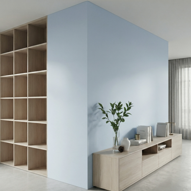 헤인느 붙이는 벽지 시트지 풀없이 셀프 도배 60cm x 10m, 파우더블루