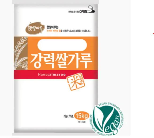 햇쌀마루 강력 쌀가루, 15kg, 1개